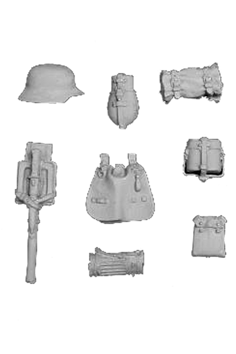 Equipo personal Infantería alemana