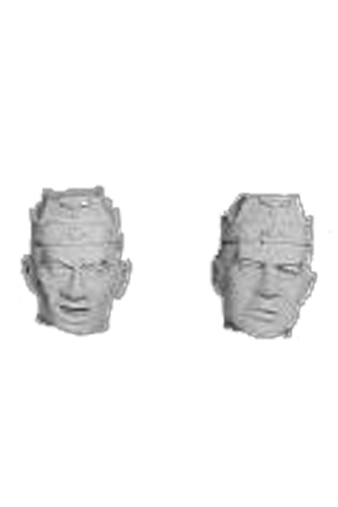 4 Cabezas alemanas con gorra II