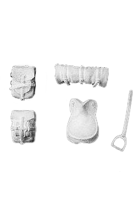 Montura y equipo caballería alemán