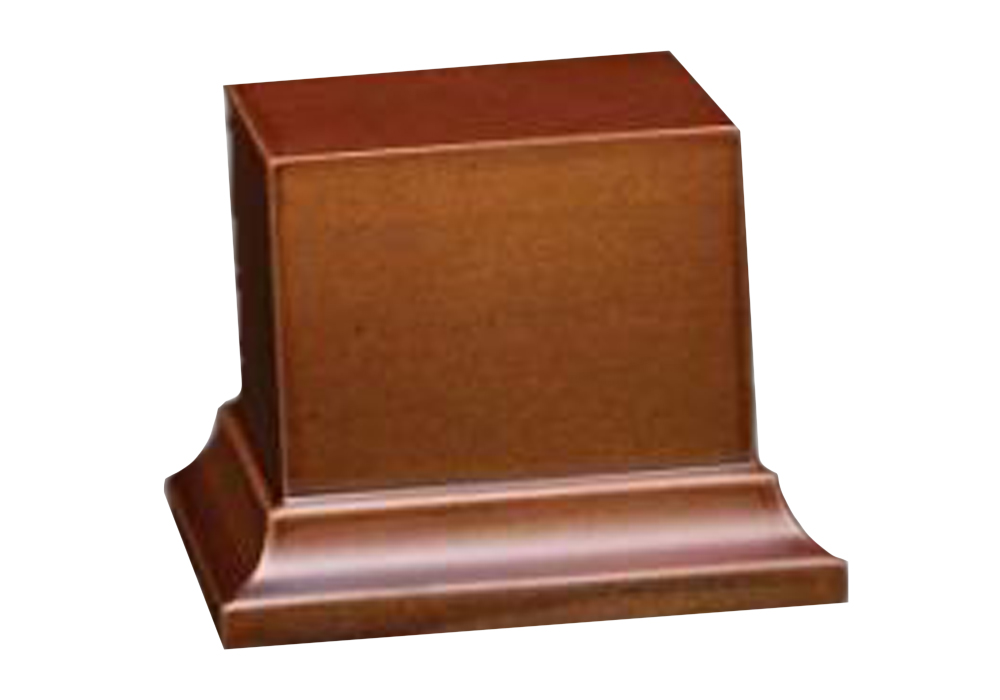 Peana de madera marrón, 50x46x50mm PDM-03, Peanas de Madera, Complementos  Andrea