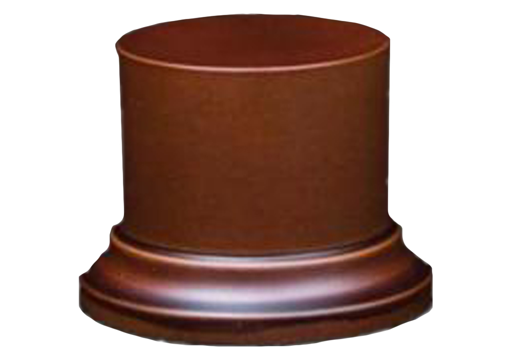 Wooden Base Brown (oval), 52x50mm