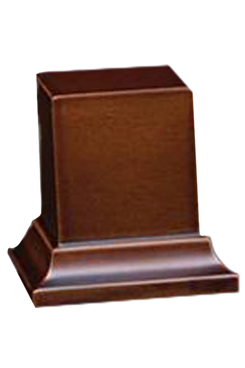Wooden Base Brown, 23x23x50mm