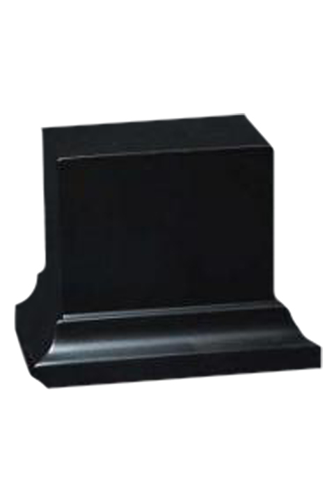 Peana de madera negra, 50x46x50mm