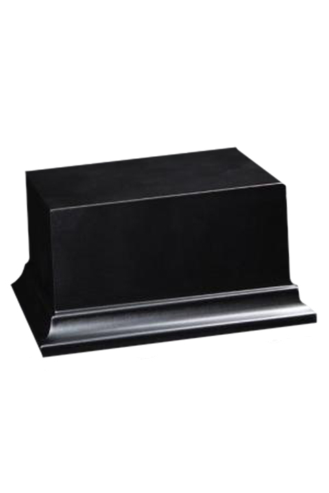 Wooden Base Black, 80x70x50mm