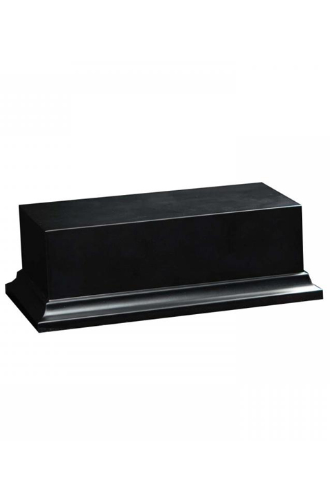 Peana de madera negra, 140x70x50mm