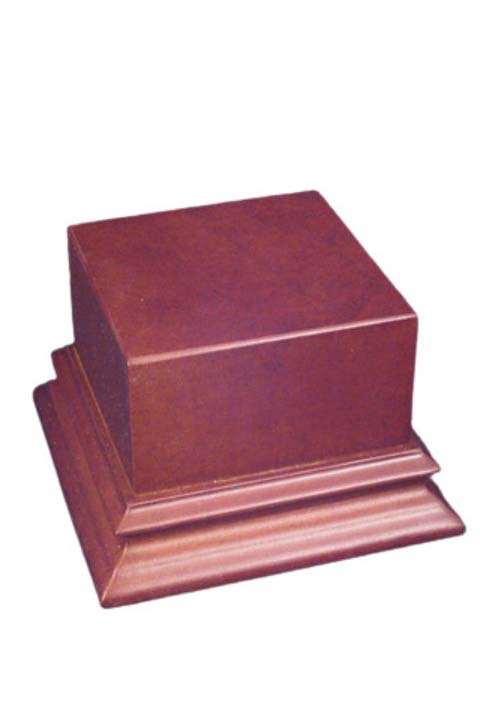 Base with pedestal 57x57 mm.