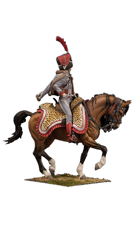 Captain of Hussars, c. 1806 S8-F58 90 mm 1/18 | Classics in
