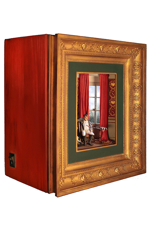 Napoléon à Fontainebleau, 1814 Box Diorama