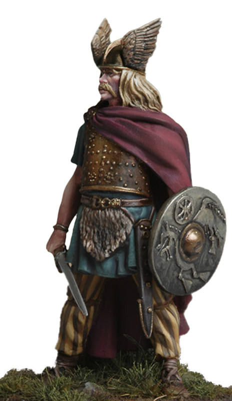 Celtic Warrior, 1st. Century B.C. SG-F120 54 mm 1/32, Series General, Andrea Miniatures Catalogue
