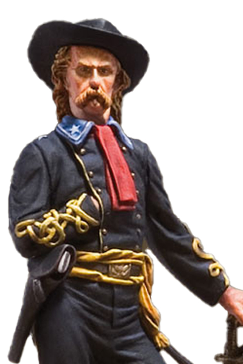 B. General G.A. Custer, 1863