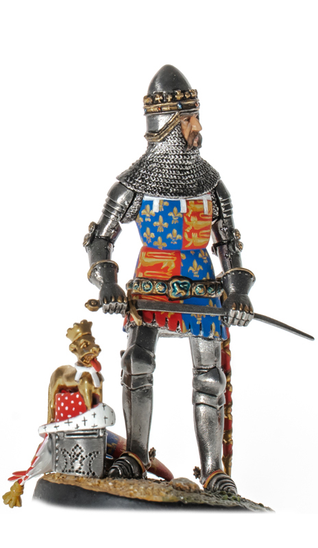 Edward, The Black Prince (1330-1376) SM-F01 54 mm 1/30, Series Medieval  Knights, Andrea Miniatures Catalogue