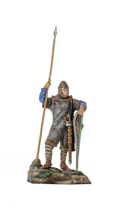 figure The Frankish Warrior 850 54 mm Tin soldier 