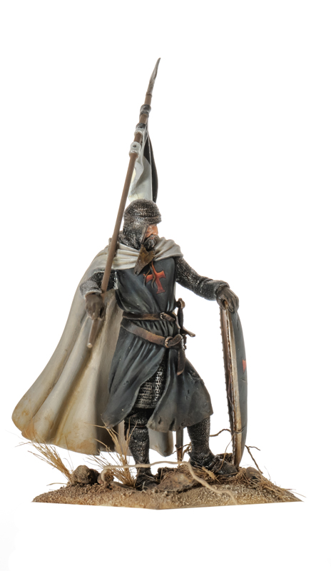 figure Knight in Tournament Armor Tin soldier 1520 54 mm 