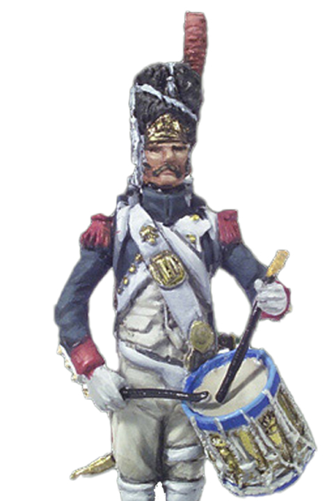 Guard Grenadier, Drummer, 1810. At Attention. <b>(1 UNIT)</b>