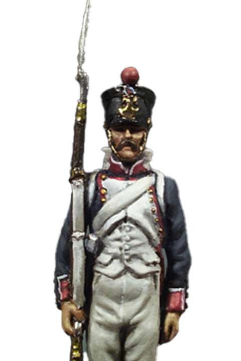 Line Infantry ,Private, 1810. At Attention. <b>(3 UNITS)</b>
