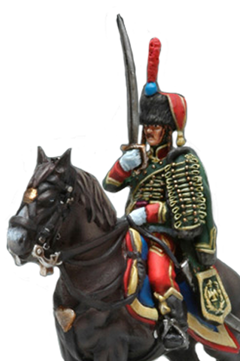 Hussar Officer on Horseback