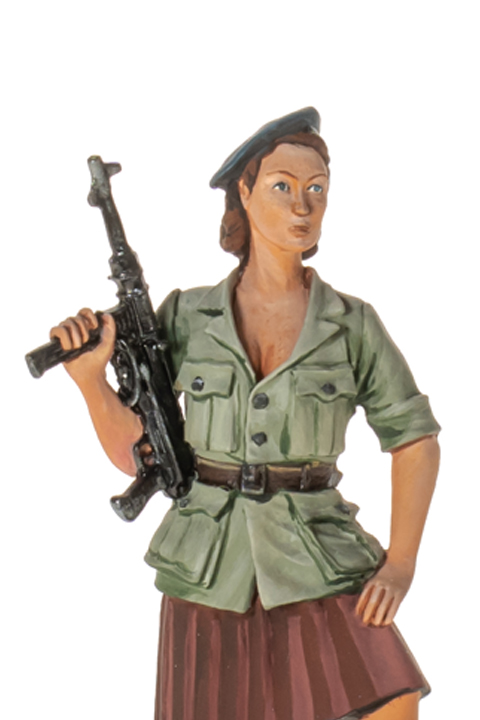 Mujer resistencia francesa (1944)