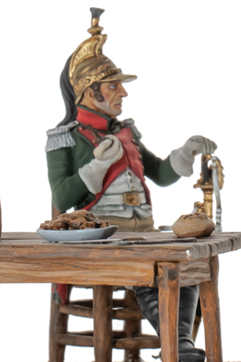 Oficial Francés del 4º de Dragones (1812)