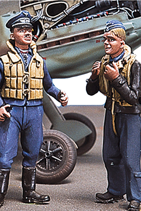 German pilots at rest III